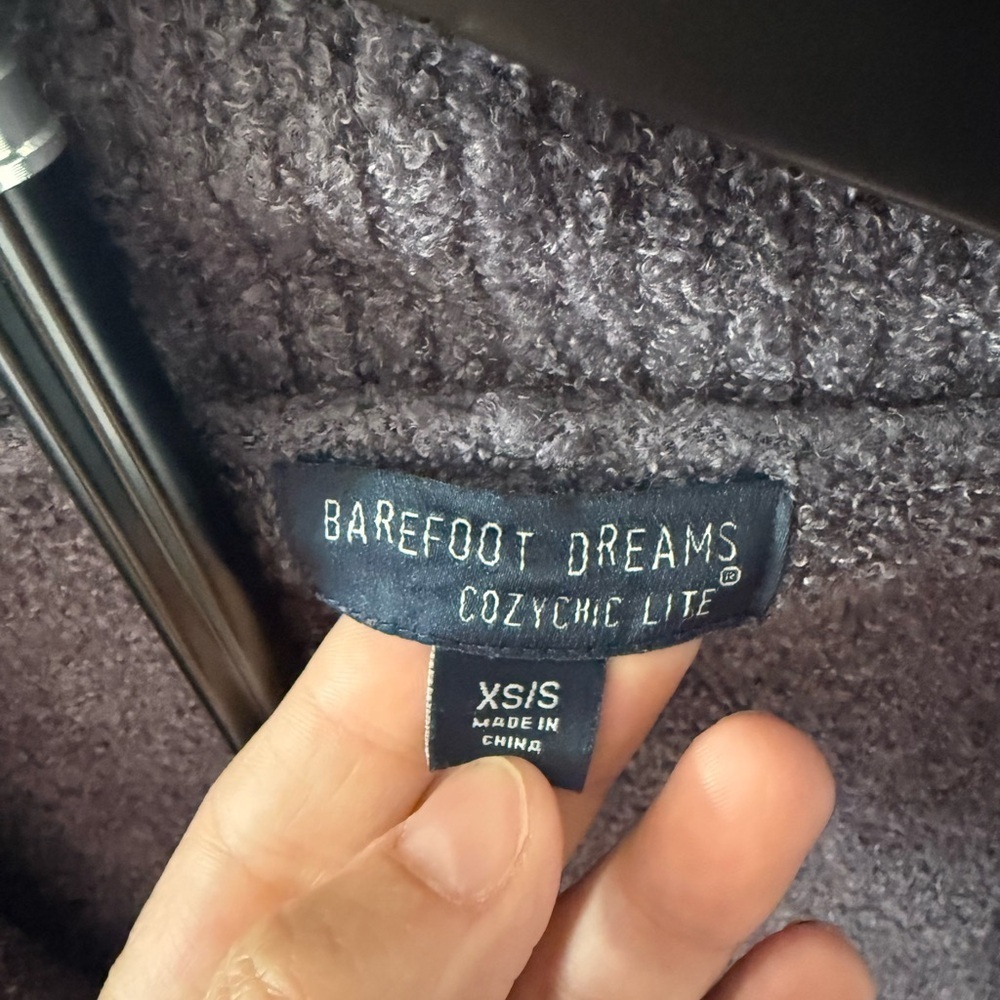 Barefoot Dreams CozyChic Lite Cardigan - Gray - Picture 3 of 4